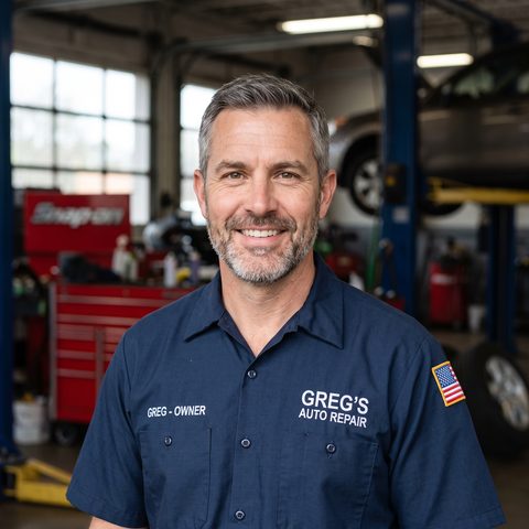 Greg, automotive repair shop owner